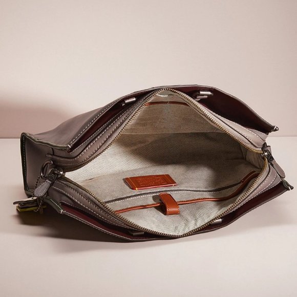 Coach Rexy Dinosaur XL Extra Large Rogue Brief Crossbody Handbag bag Patch Dino - Picture 3 of 15